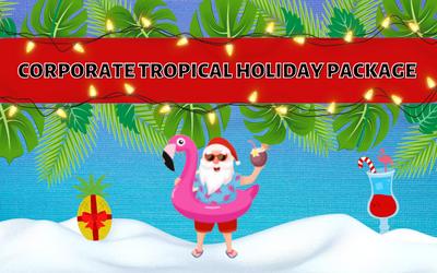 Corporate Tropical Christmas Party